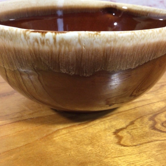 Vintage McCoy Brown Drip Glaze Soup Chowder Chili Ceramic Handled Mug - Picture 7 of 9